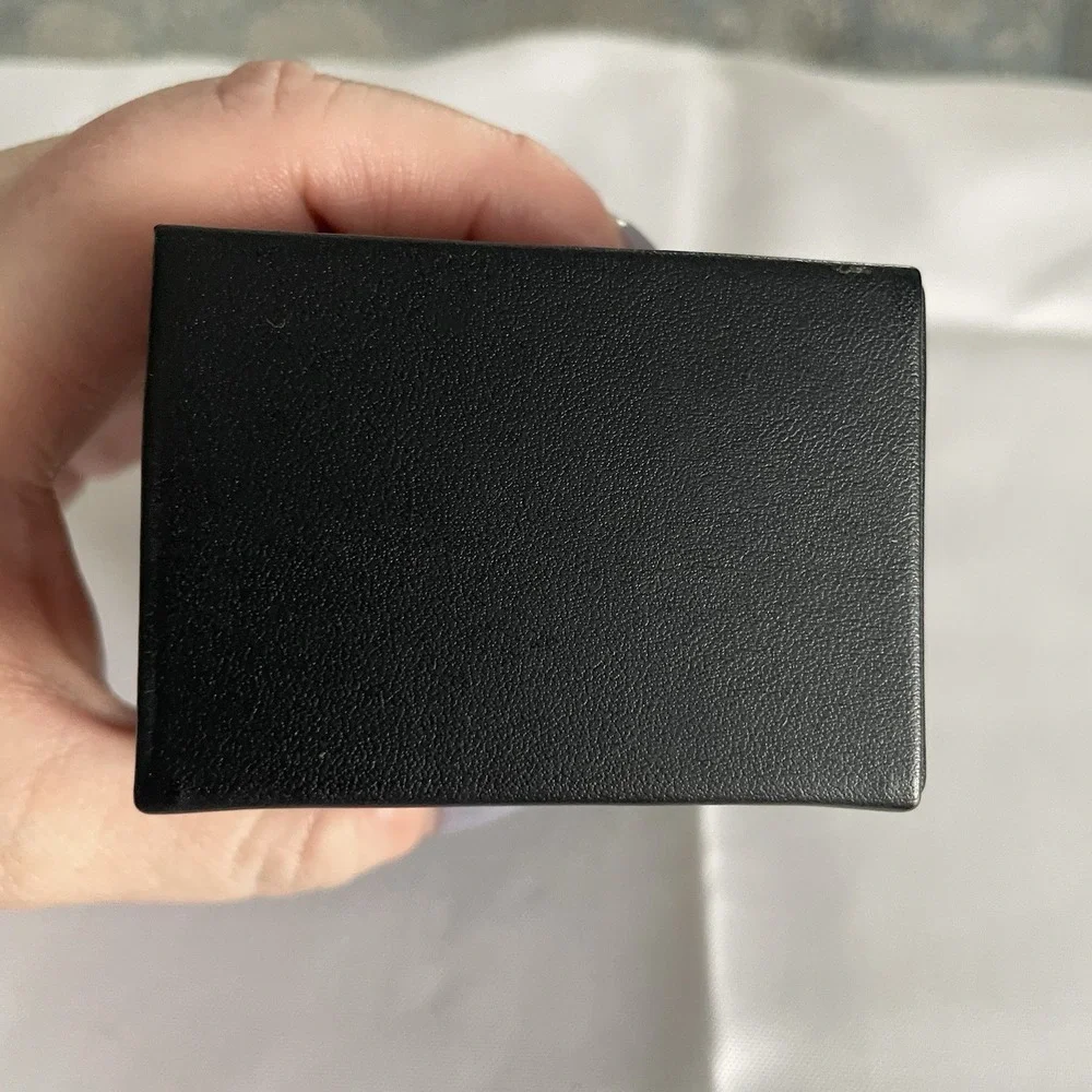 YSL BEAUTE Black Magnetic Brush Makeup Box Gold Logo YVES Saint Laurent NEW